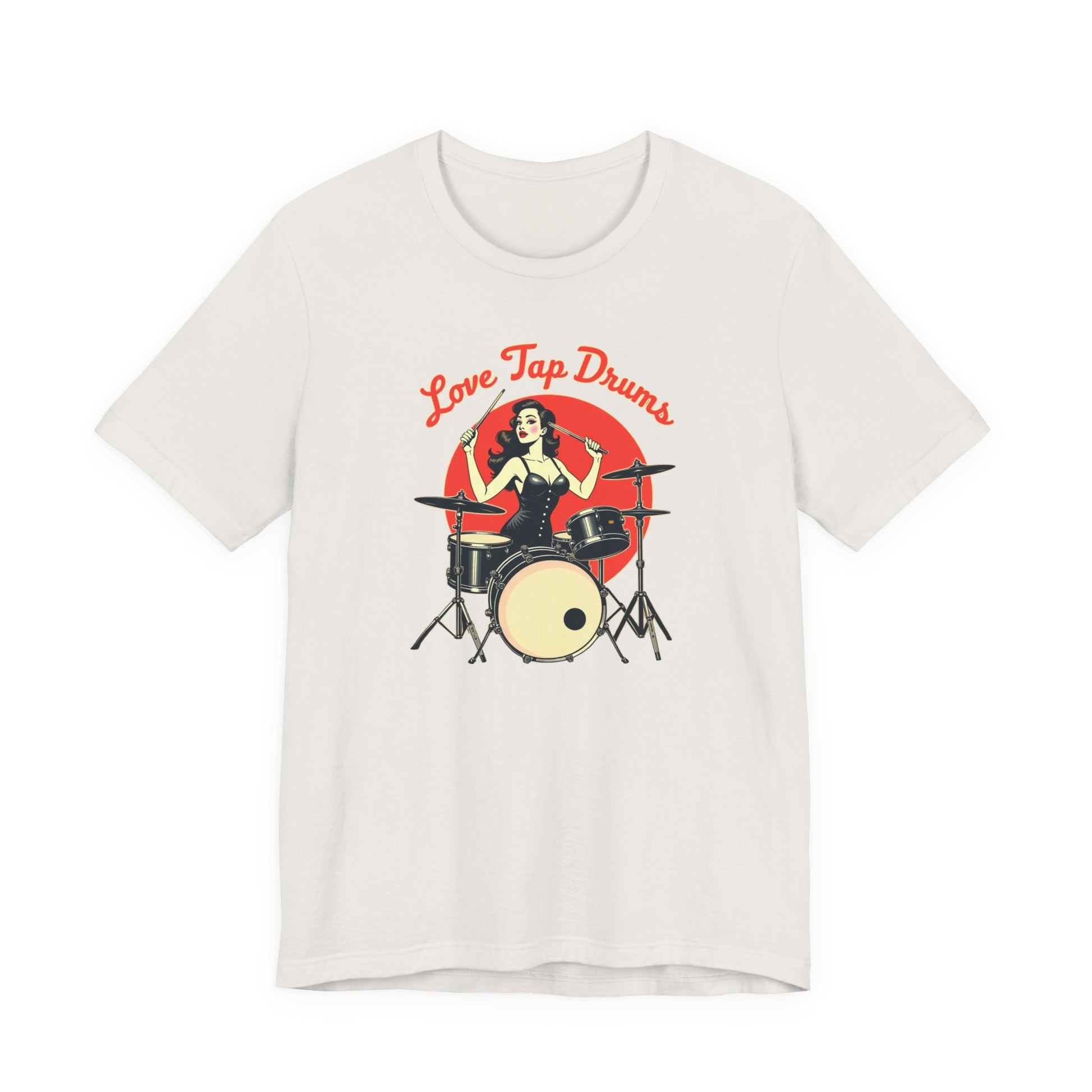 Love Tap Drums, Drummer Tee - Perfect for Music Lovers, Band Merch, Gifts for Musicians, Concerts, Casual Wear, Love Tap Drums - Psychonaut Swag