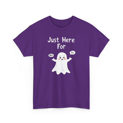 Cute Boo, Unisex Heavy Cotton Tee - Perfect for Self-Love, Gift, Casual Wear, Birthdays, or Relaxation