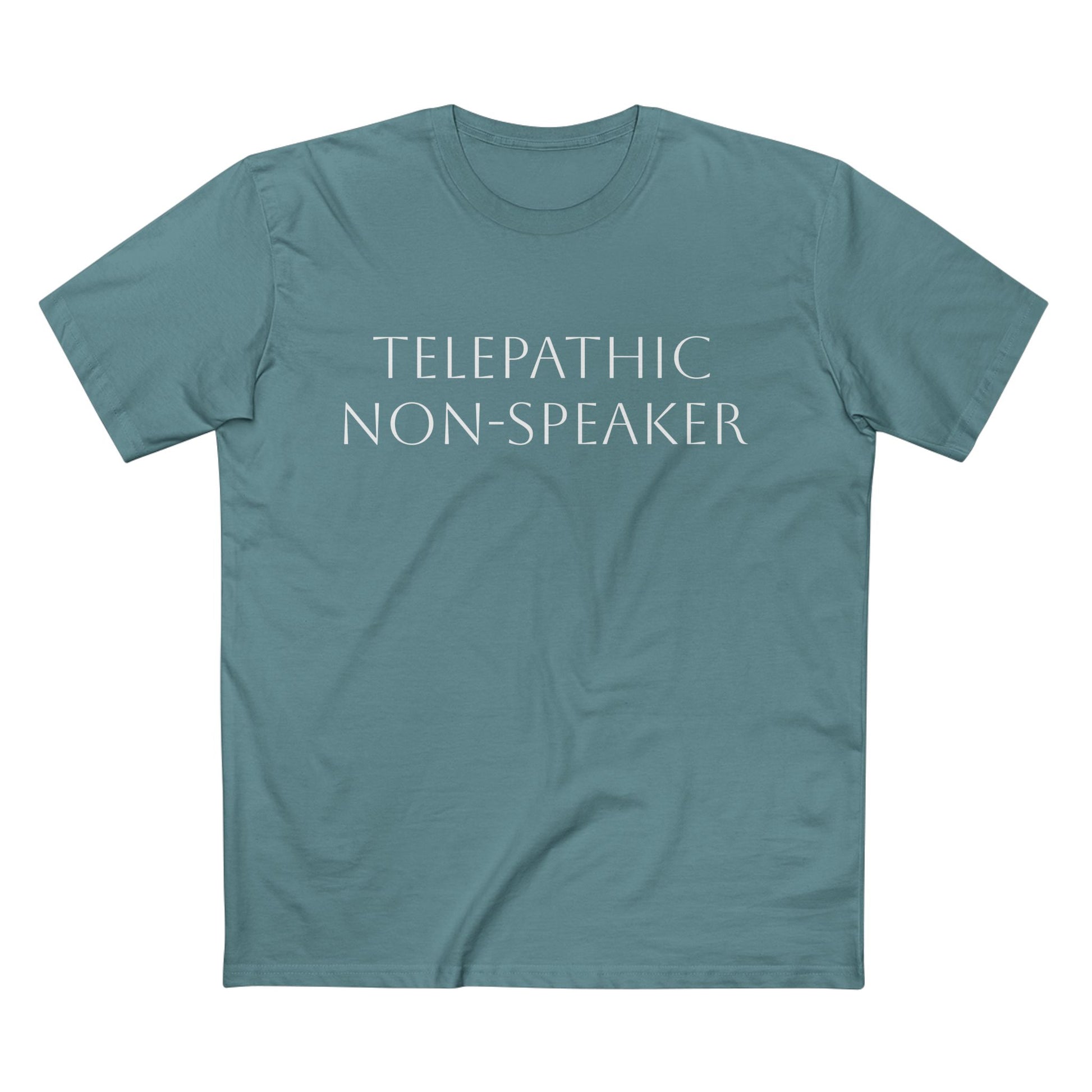 Telepathic Non-Speaker, Adult Staple Tee - Psychonaut Swag