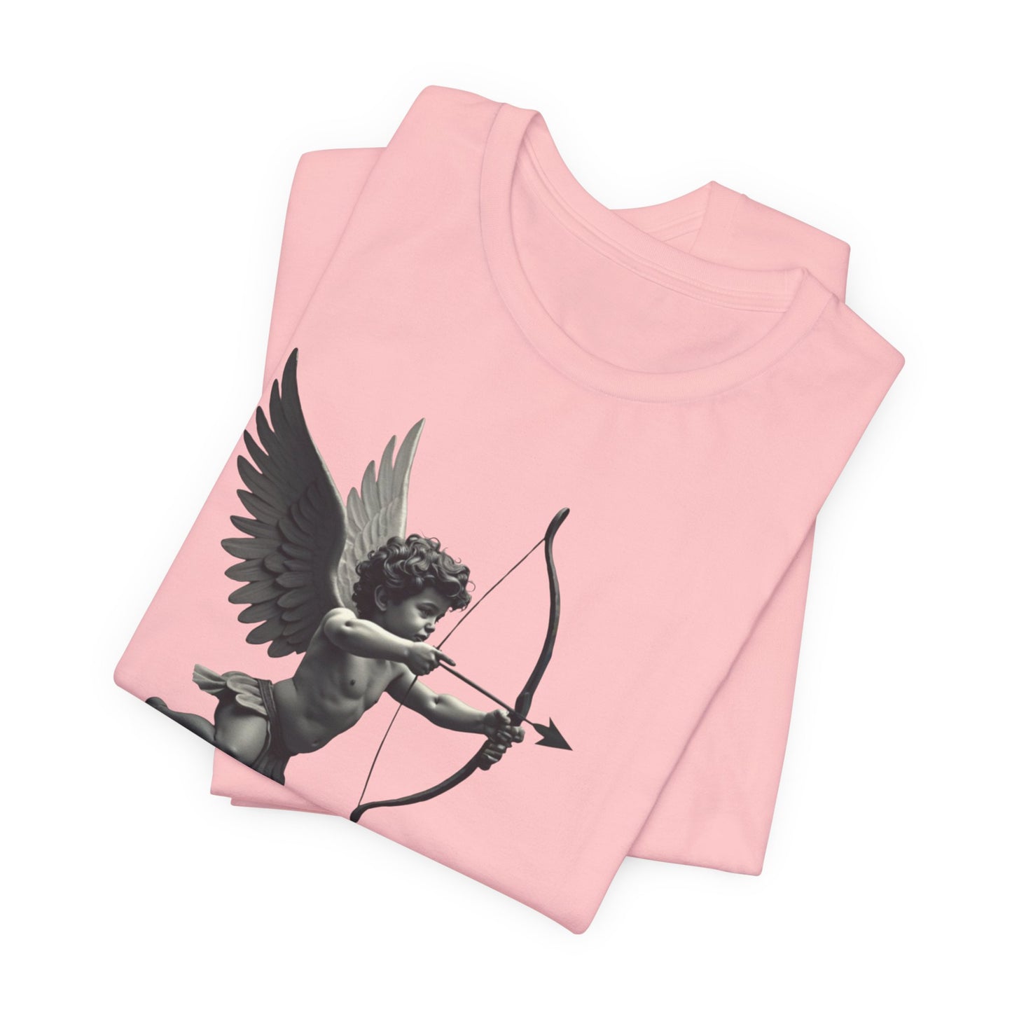 Cupid Graphic Tee — "Aiming for Love" Vintage Valentine T‑Shirt