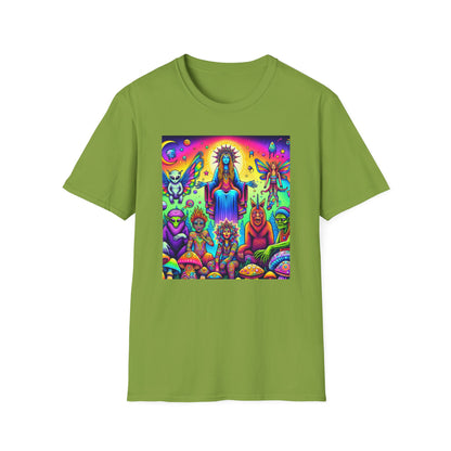 Mythical Creatures Unisex Softstyle T-Shirt - Last Supper Style - Psychonaut Swag