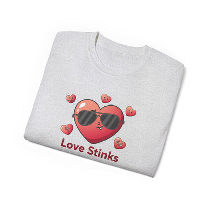 Love Stinks Heart Tee — Funny Valentine’s Day Shirt
