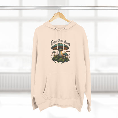 Mushroom Forest Hoodie - 'Earth And Adventure' Vintage Fungi Graphic Pullover