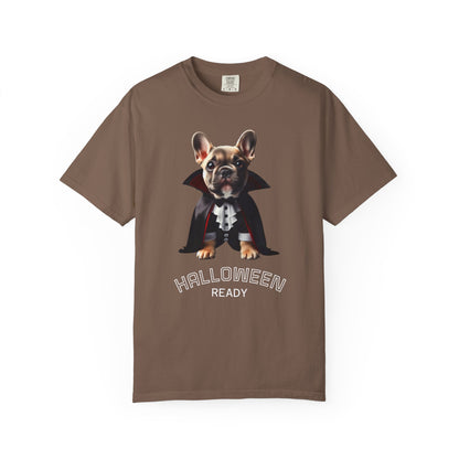 Funny French Bulldog Vampire T-Shirt, Pet Lover Gift, Halloween Costume Tee, Dog Theme Apparel, Unisex Graphic Shirt