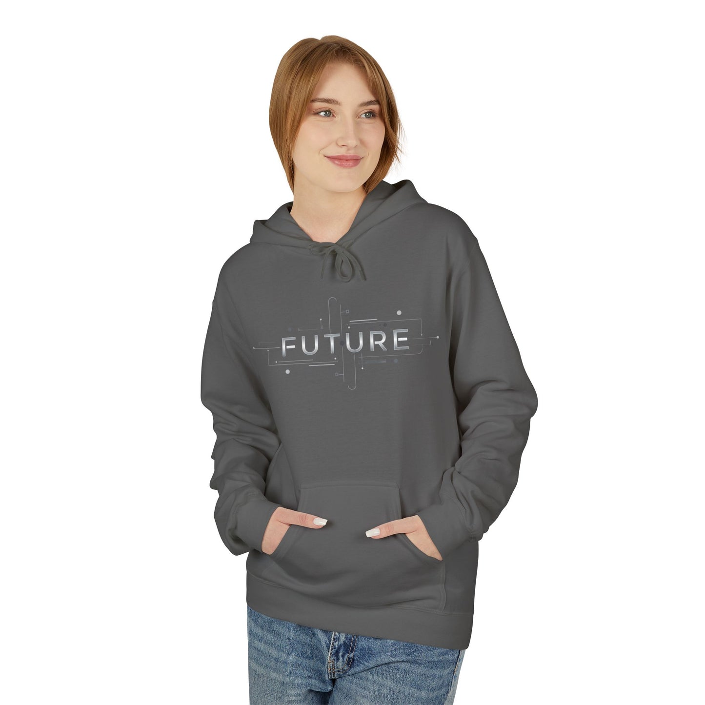 Future Hoodie — Minimal Inspirational Graphic Pullover