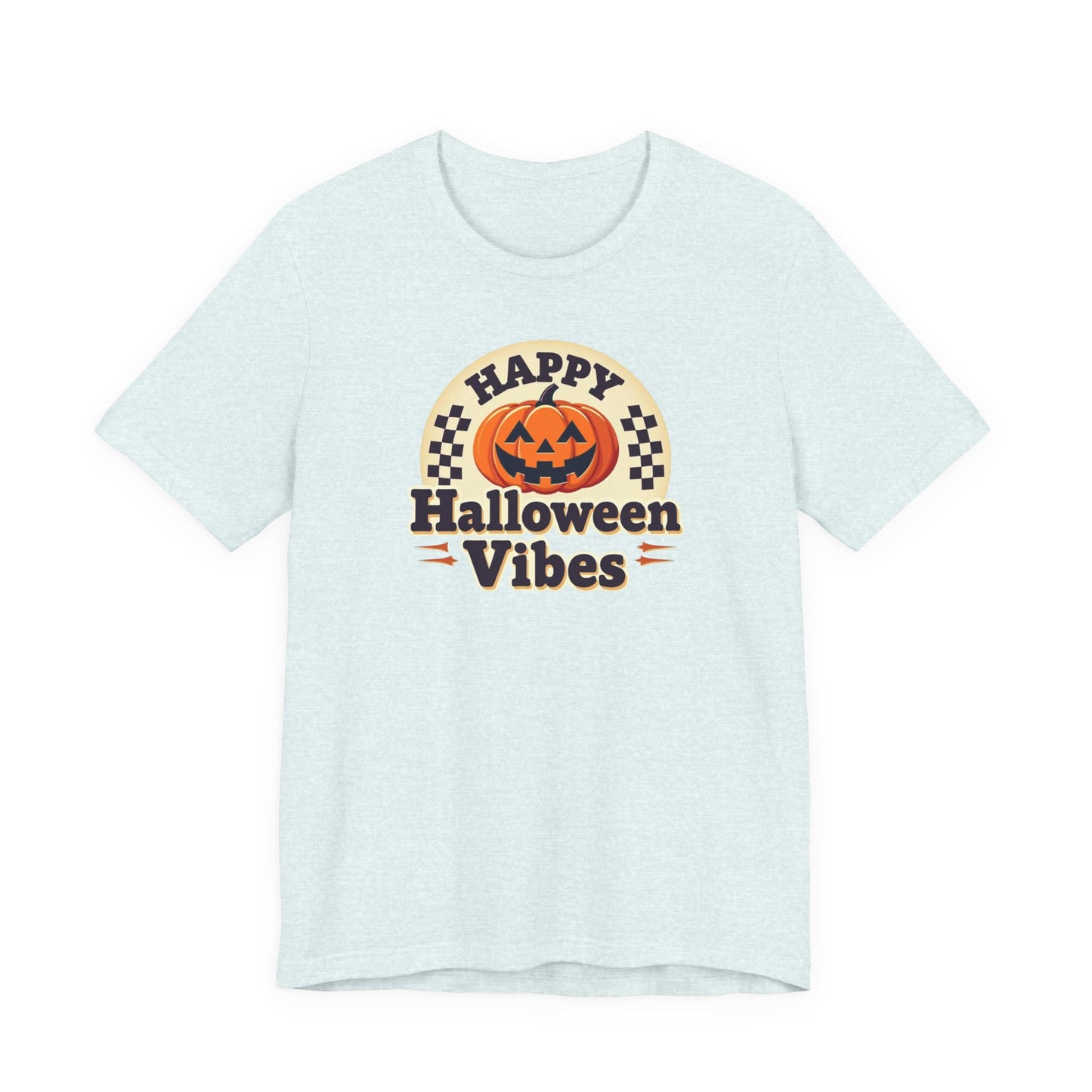 Happy Halloween Vibes Tee — Retro Pumpkin Halloween T-Shirt