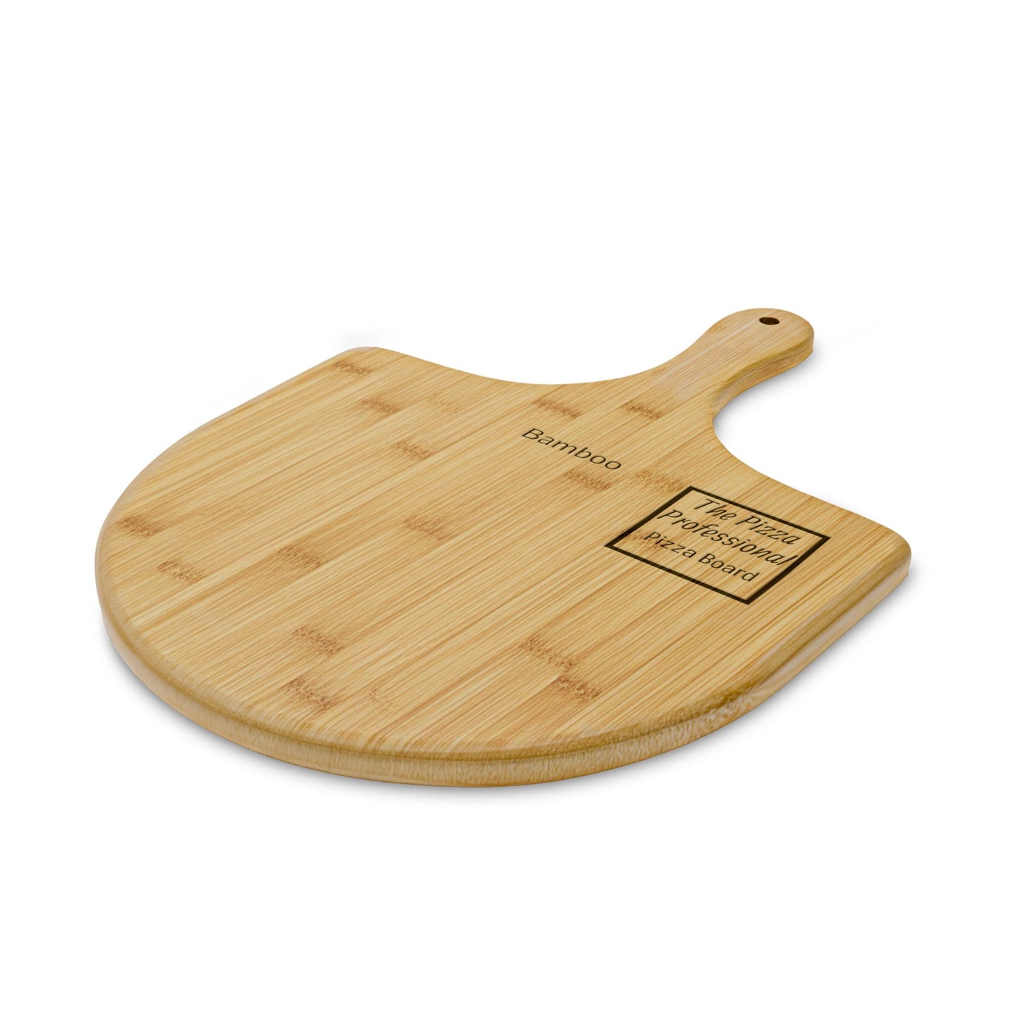 Bamboo Pizza Cutting Board — "Pizza Professional" Serving & Prep Paddle