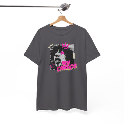 My Choice Graphic Tee — Punk Dog Crown Vintage Streetwear T‑Shirt