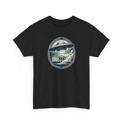 Alien Disclosure T-Shirt — Flying Saucer Over White House