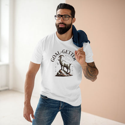 Goal-Getter Goat, Capricorn T-Shirt – Motivational Mountain Climber Tee