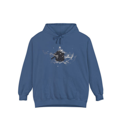 Constellation, Unisex Garment-Dyed Hoodie - Psychonaut Swag