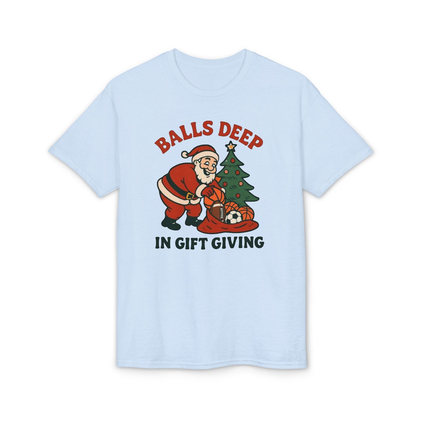 Santa Balls Deep, Unisex DryBlend® T-Shirt