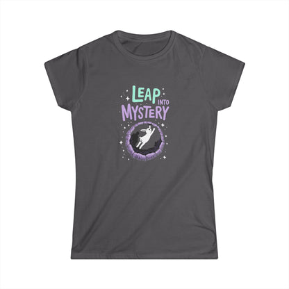 White Rabbit, Rabbit Hole, Women's Mystical Adventure Tee, Graphic T-Shirt for Dreamers, Leap into Mystery, Birthday Gift, Inspirational Art Shirt - Psychonaut Swag