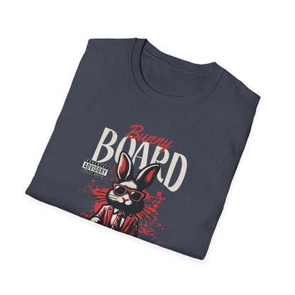 Skateboarding Bunny, Unisex Softstyle T-Shirt