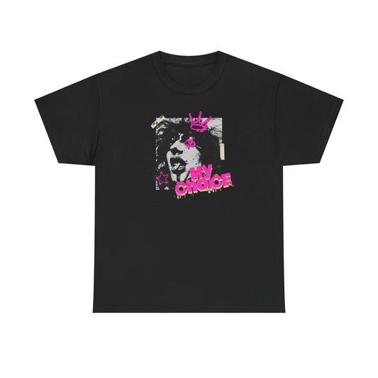 My Choice Graphic Tee — Punk Dog Crown Vintage Streetwear T‑Shirt
