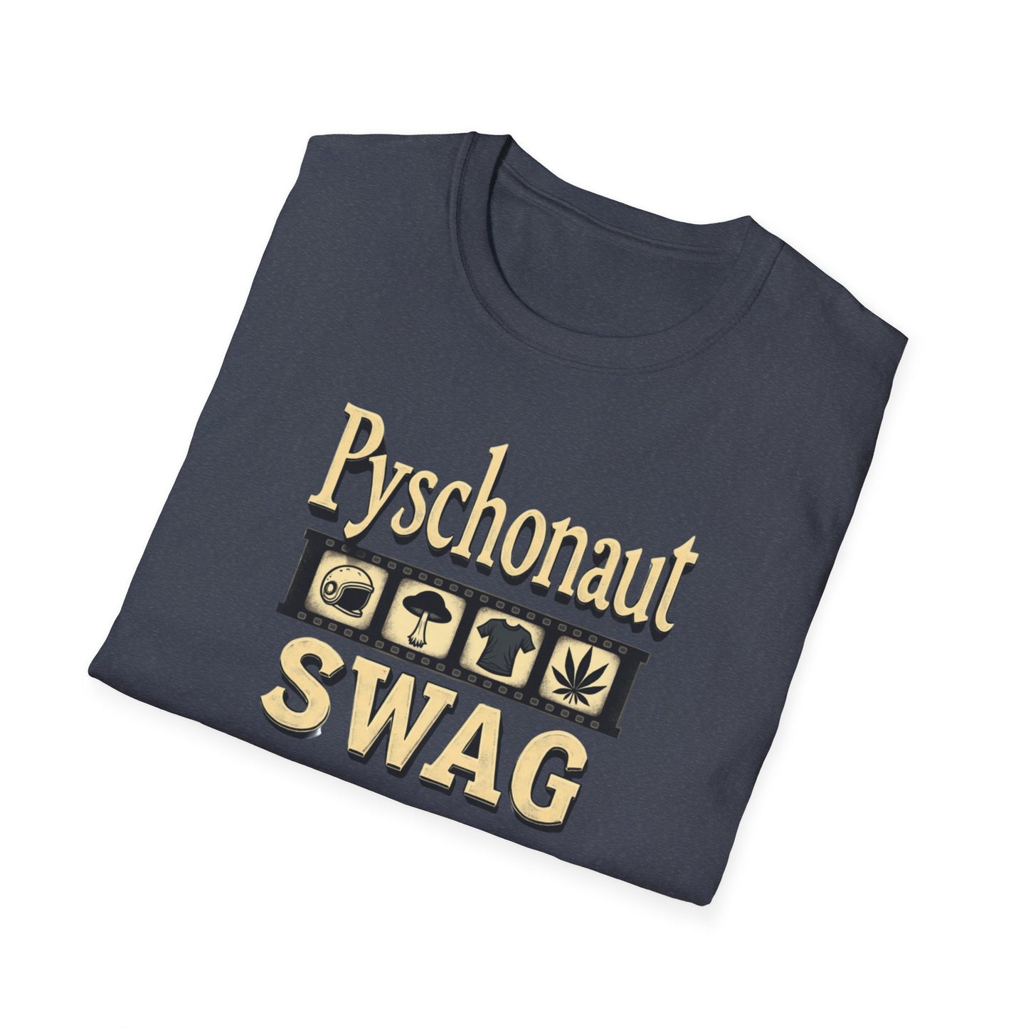 Psychonaut SWAG T-Shirt — Retro Gold Icon Graphic Tee