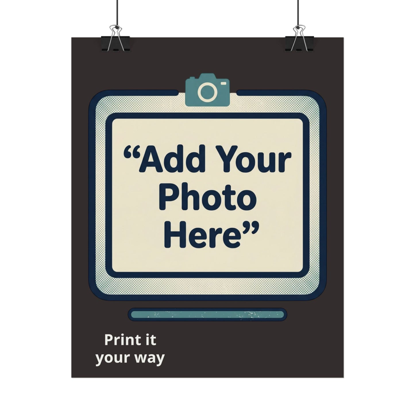 Customizable Movie Poster — Personalized Rolled Prints for Birthdays, Graduations & Man Caves