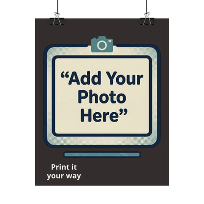 Customizable Movie Poster — Personalized Rolled Prints for Birthdays, Graduations & Man Caves