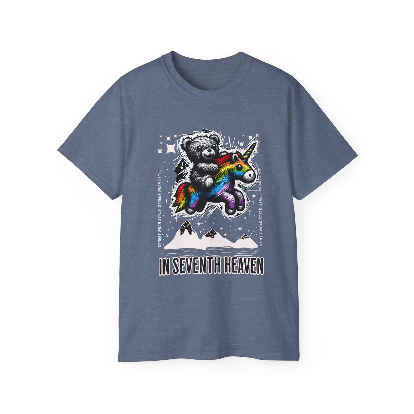 Bear Riding Unicorn, Unisex Ultra Cotton Tee