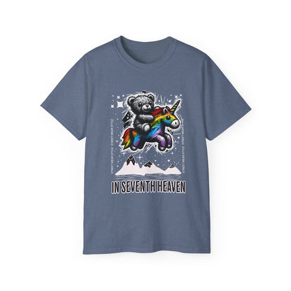 Bear Riding Unicorn, Unisex Ultra Cotton Tee