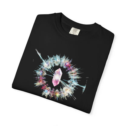 Crystal Energy Unisex T-shirt - Healing Magic Design - Psychonaut Swag
