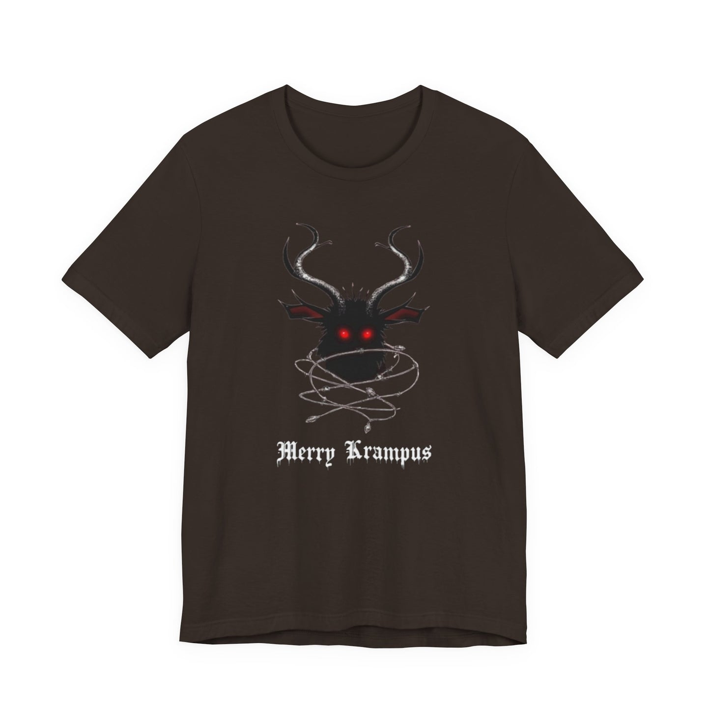 Krampus Graphic Tee — "Merry Krampus" Holiday Horror T-Shirt
