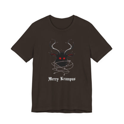 Krampus Graphic Tee — "Merry Krampus" Holiday Horror T-Shirt