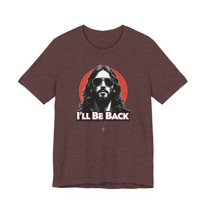 Jesus to return, 80’s retro Rocker T-Shirt, Casual Wear, Movie Quote Shirt, Gift for Fans, Unisex Top