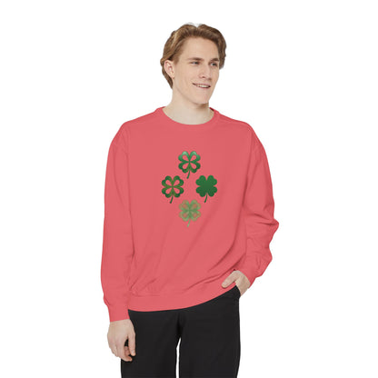 Clovers Unisex Garment-Dyed Sweatshirt