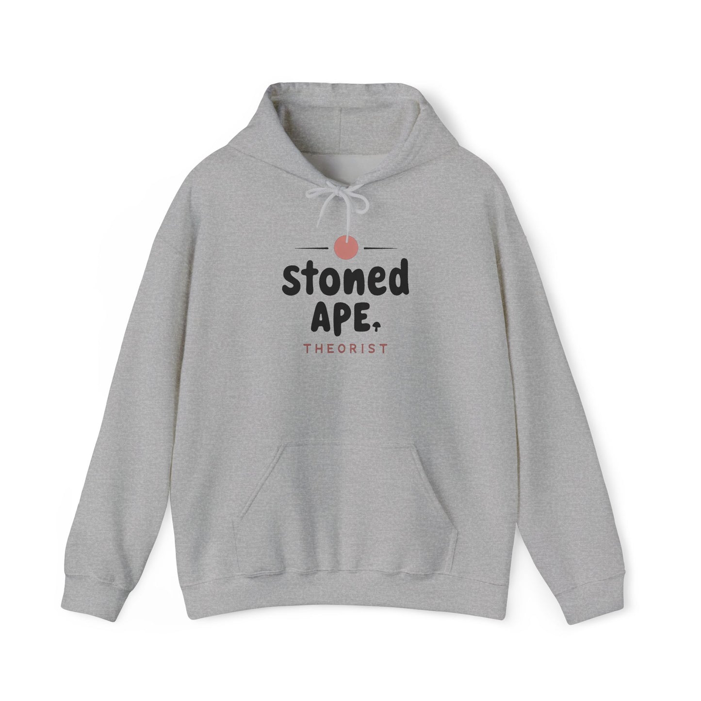 Stoned Ape Hoodie – Minimal Retro Logo Pullover