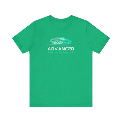 Advanced Mobile Detailing, Super soft style, Unisex Tee, Car Enthusiast Shirt, Automotive Gift, Stylish Car Wash Tee, Perfect for Mechanics, Birthday or Holiday Gift