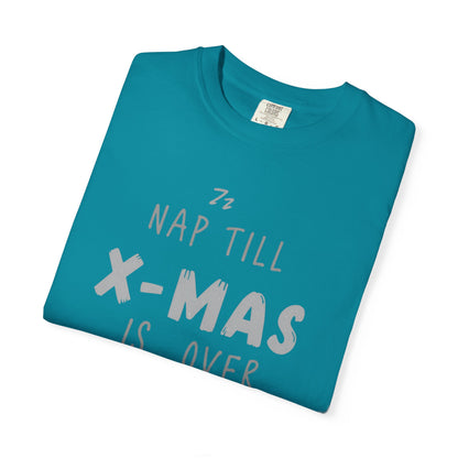 Nap Till X-Mas T-Shirt — Funny Christmas Holiday Tee