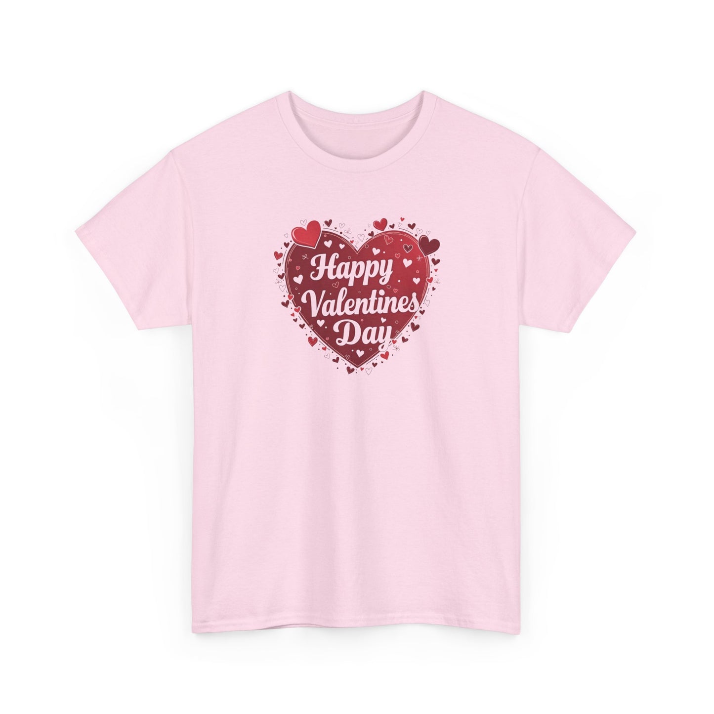 Valentine's Day Heart T-Shirt — "Happy Valentine's Day" Graphic Tee