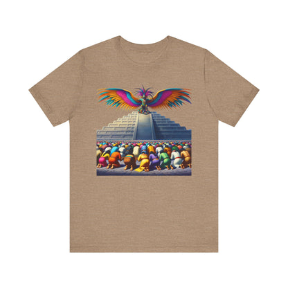 Feathered Serpent, Unisex Jersey Short Sleeve Tee - Psychonaut Swag