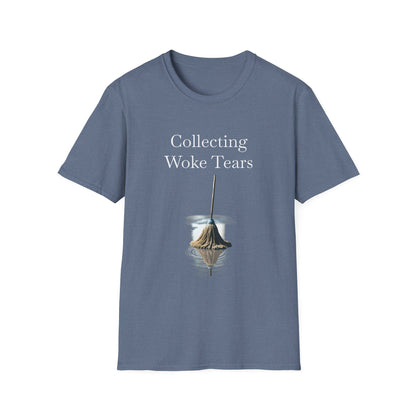 Collecting Woke Tears, Unisex Softstyle T-Shirt - Psychonaut Swag