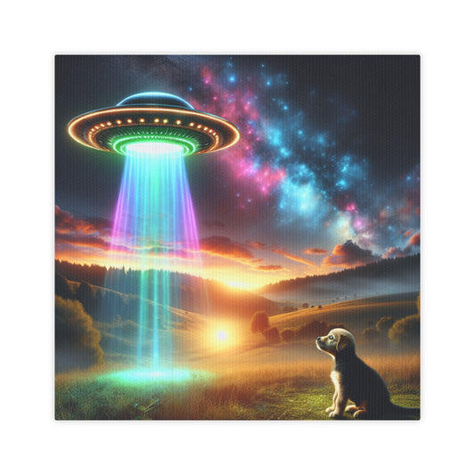 Curious Observer, Canvas Photo Tile - Psychonaut Swag