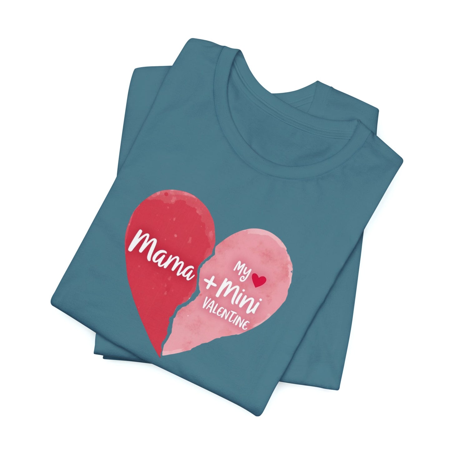 Mama + Mini Valentine T-Shirt — Matching Mother & Child Heart Tee