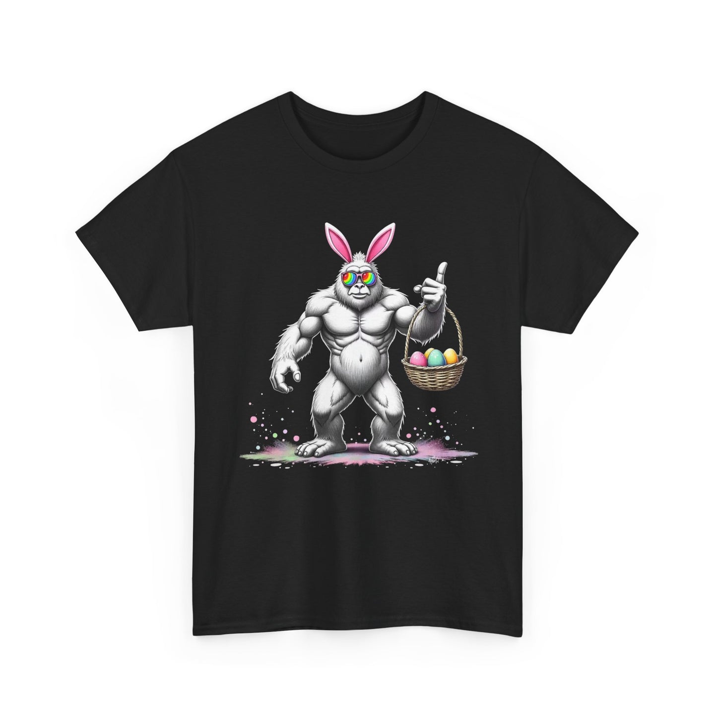 Muscular Easter Bunny T-Shirt — Funny Easter Basket Tee