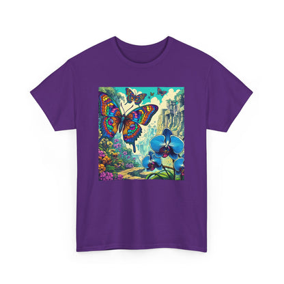 Butterfly Orchid, Unisex Heavy Cotton Tee - Psychonaut Swag