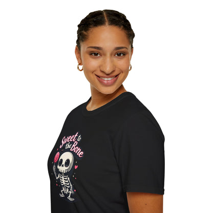 Sweet to the Bone T-Shirt — Cute Skeleton Candy Graphic Tee