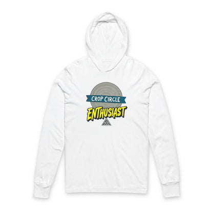 Crop Circle Enthusiast Hooded Long Sleeve Tee