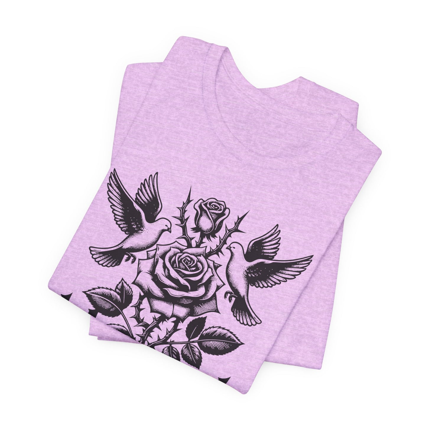 Blessed Rose Tee — Vintage Floral Graphic T‑Shirt