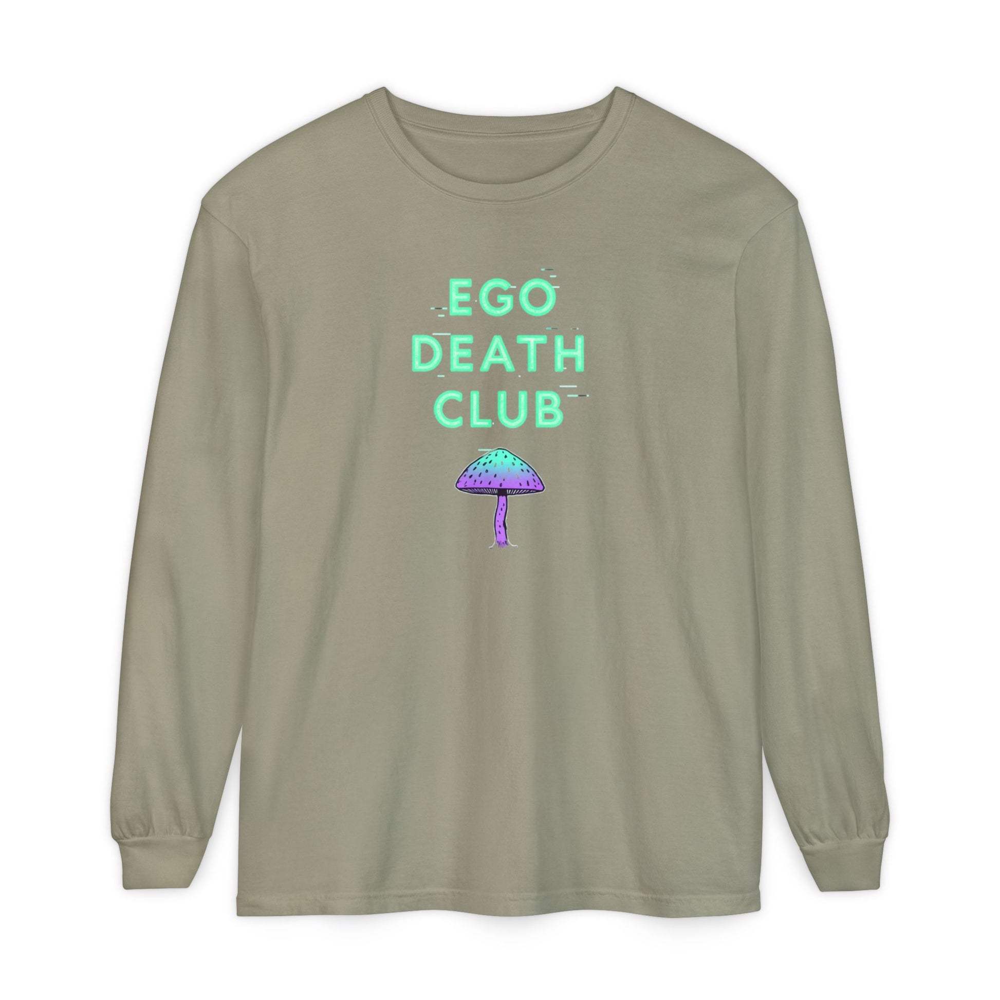 Ego Death Club Long Sleeve T-Shirt, Unisex Tee, Casual Wear, Gift for Friends, Trendy Fashion - Psychonaut Swag