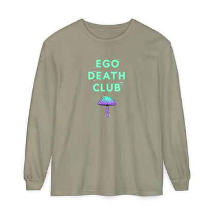 Ego Death Club Long Sleeve T-Shirt, Unisex Tee, Casual Wear, Gift for Friends, Trendy Fashion - Psychonaut Swag