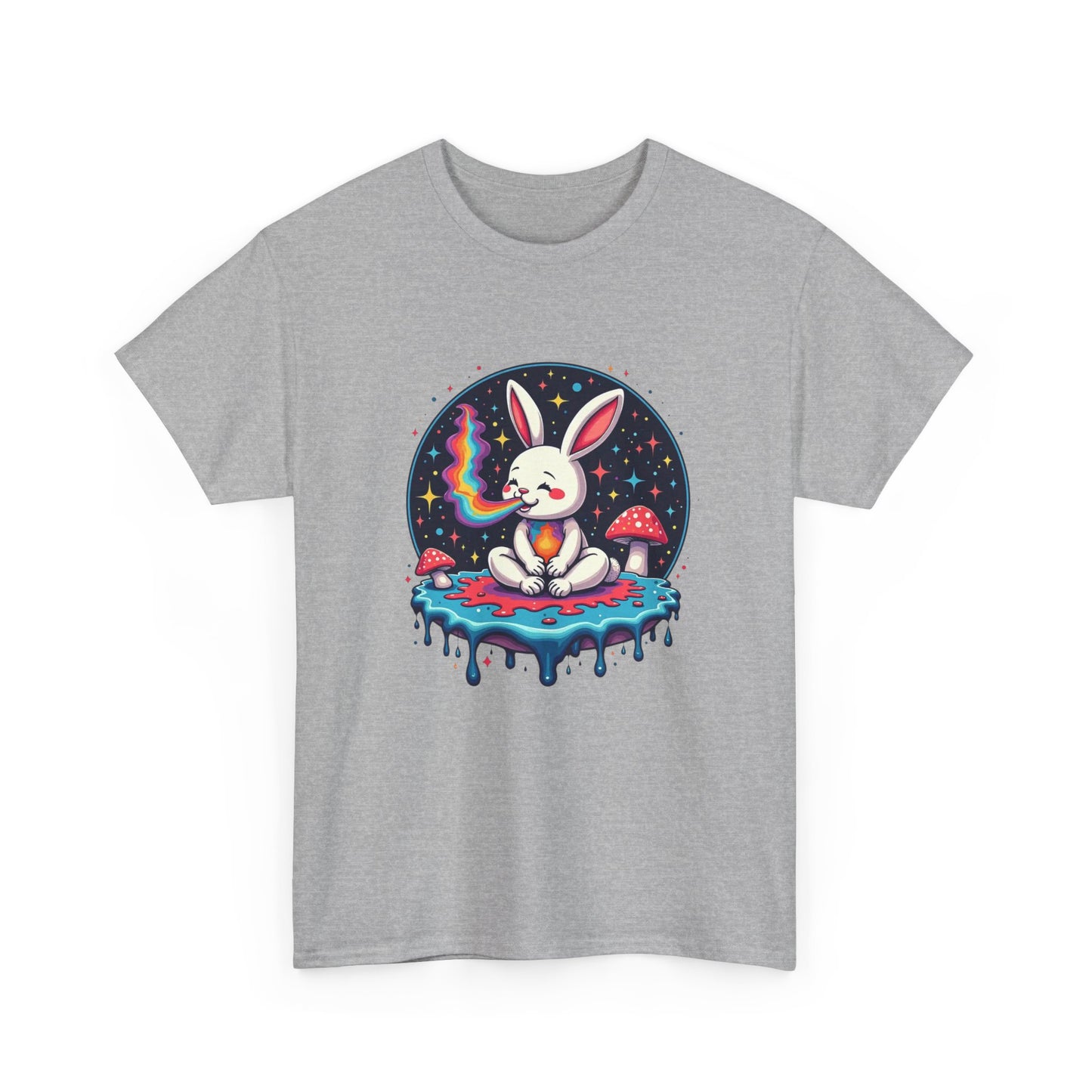 Mystical Bunny Tee — Cute Meditating Rabbit Graphic T-Shirt