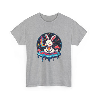Mystical Bunny Tee — Cute Meditating Rabbit Graphic T-Shirt