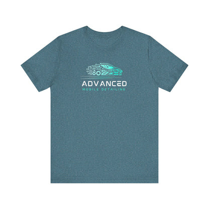Advanced Mobile Detailing, Super soft style, Unisex Tee, Car Enthusiast Shirt, Automotive Gift, Stylish Car Wash Tee, Perfect for Mechanics, Birthday or Holiday Gift