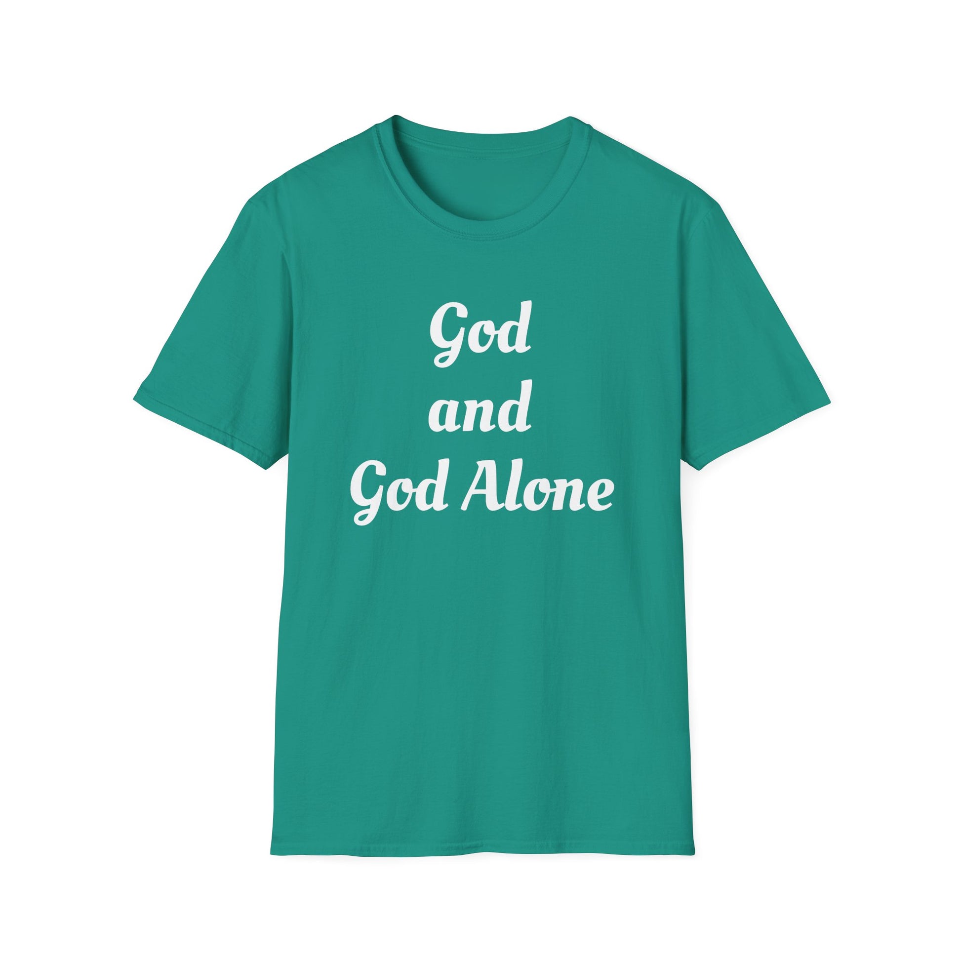 God Alone, Unisex Softstyle T-Shirt - Psychonaut Swag