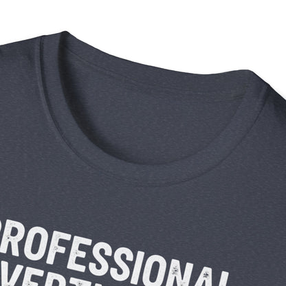 Professional Overthinker T-Shirt — 'Level: Expert' Graphic Tee