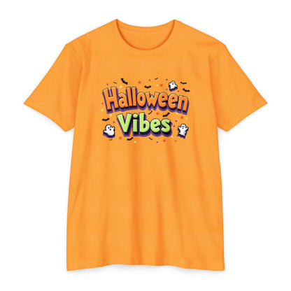 Halloween Vibes Unisex T-Shirt, Spooky Tee, Fall Fashion, Halloween Party Shirt, Gift for Ghost Lovers, Casual Autumn Wear